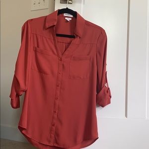 Express new rust red Portofino top! Size small.